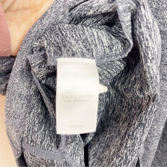 J. Jill Gray A-line Mini Dress with V-neck and Short Sleeves for Casual Work - Picture 7 of 9